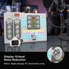Hosabely Audio Interface with 48V Phantom Power, Noise Reduction, Customize