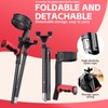 Foldable Forearm Crutches for Adults Ergonomic Handgrips Quad Base