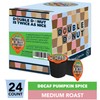 Double Donut Medium Roast Decaf Coffee Pods, Pumpkin Spice Flavored,