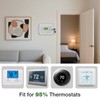 AUURIO Upgraded Thermostat Lock Box with Key, Large Space Thermostat