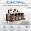 Thipoten Magnetic Spice Rack, Strong Magnetic Shelf with 2 Removable