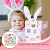 Spring Decoration Stickers Collection - 100 Pieces Colourful Egg Symbol