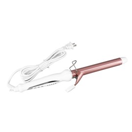 Curling Iron Adjustable Temperature Hair Curler Wand With Ceramic Coating For Egg Roll Water Ripples Rose Gold
