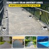 VEVOR Driveway Lights 16-Pack Solar Driveway Lights White with Screw