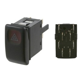 febi bilstein 23400 Hazard Warning Light Switch, Pack of 1