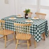 XWZO Square Checkered Tablecloth - Waterproof, Oil-Proof & Spill-Proof Buffalo