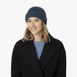 Lierys Costa Men's Docker Hat, Winter Hat Made in Germany, Knitted Hat in One Size (53-59 cm), Men's Hat with Envelope, Docker Cap Autumn/Winter -