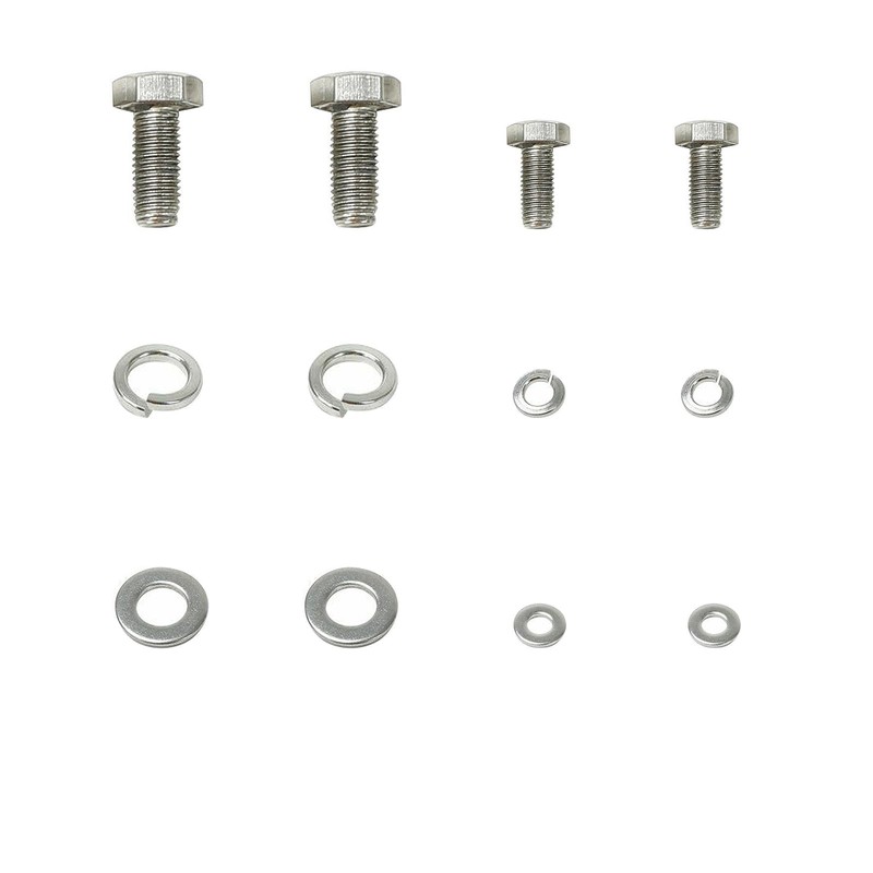 Chrome Fuel Pump Block Off Plate with Gasket & Stainless