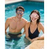 seasprint Swim Goggles, Wide View Clear View Swimming Goggles for