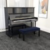BUYUE Luxury 2-Person Piano Bench Cover, (27.7"- 37") Lx (12"-