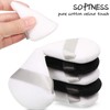 Maitys 10 Pcs Triangle Powder Makeup Puffs Face Soft Velour