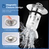 Blendura Sink Plug (32-42 mm), Drain Plug Sink with Hair