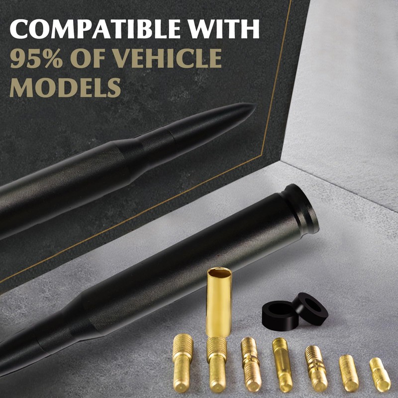 Bullet Antenna (Black, 5.5inch)