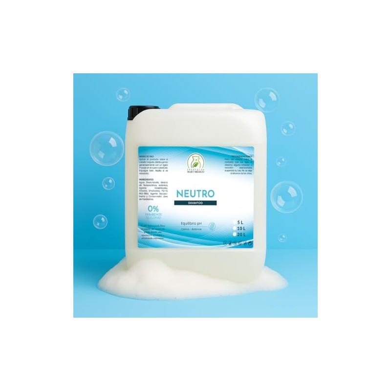 Shampoo Capilar Neutro 5 Litros Productos Mart Mexico
