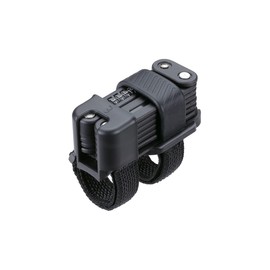 BBB BBL-72 Bicycle Key Folding Lock Cord Hold 0.2 x 38.5 inches (5 x 975 mm), Black