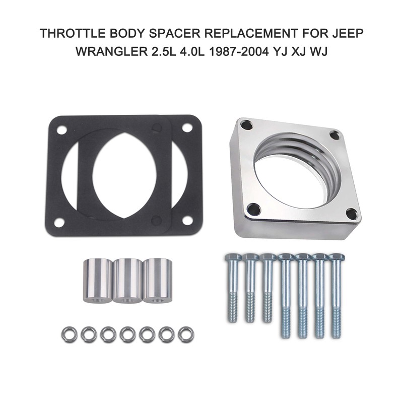 Throttle Body Spacer Replacement for Wrangler 2.5L 4.0L 1987-2004 YJ