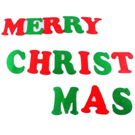 3PCS Merry Christmas Banner Garland, Christmas Banners Flags Decorations, with Christmas Tree, Letters, Santa Claus Pattern Banners Flags, for Christmas Party Decoration