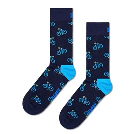 Happy Socks Bike Sock Bicycle Socks 3-7, Dark Blue, blue