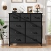 Jocoevol Fabric Dresser for Bedroom with 9 Drawers - Sturdy