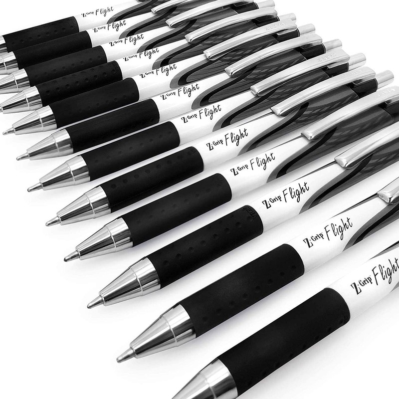 Zebra Classic Z-Grip Flight Ballpoint Pens - 1.2mm - Black