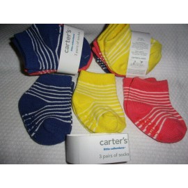 Carter's NWT Lot of 9 Pairs Carter's Baby Unisex Socks Size 0-3