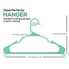 Utopia Home Utopia Home Plastic Hangers 150 Pack - Perfect