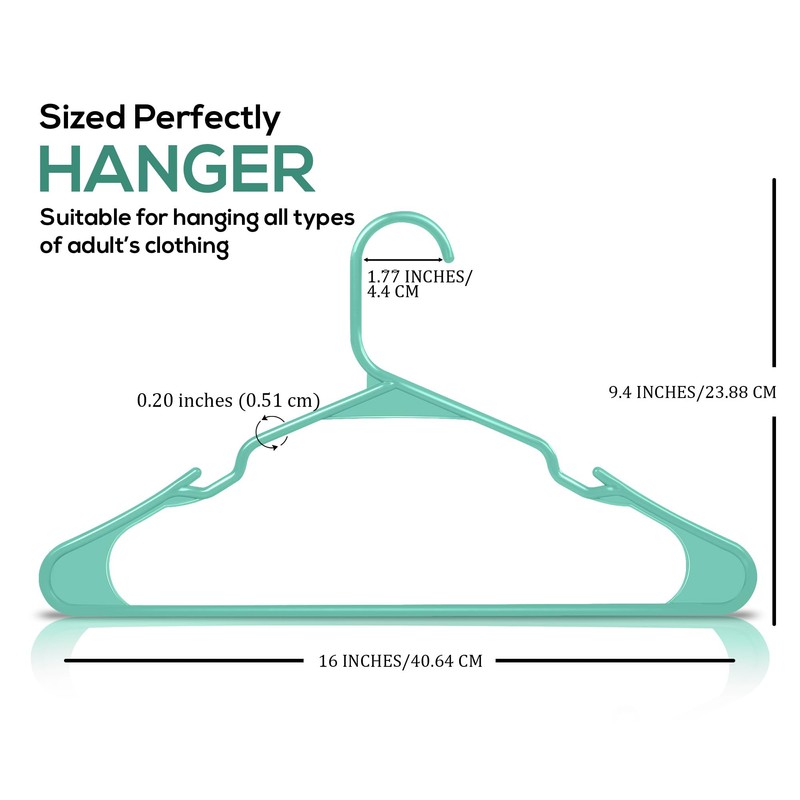 Utopia Home Utopia Home Plastic Hangers 150 Pack - Perfect