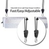 4pcs Pulley Ratchets Heavy Duty Rope Clip Hanger Adjustable Lifting