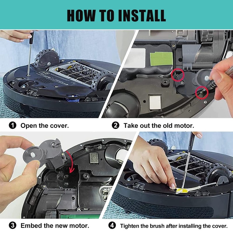 Odashen Side Brush Motor Module for iRobot Roomba 500 600