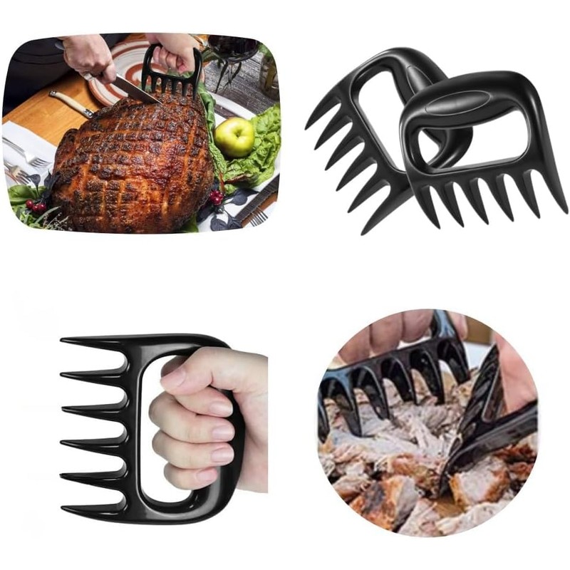 Uiopqrst 2Pcs Chicken Shredder, Meat Claws for Shredding, BBQ Claws,