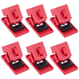 Patioer Circuit Breaker Lockout Device, 6 Pack 120/277 Volt Clamp-on Single Pole Breaker Lock Out Device, Medium