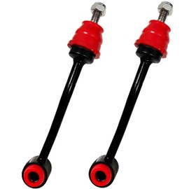Suspension Dudes Front Sway Bar Code, Kit de enlace de poliuretano rojo para Jeep Wrangler TJ 1997-2006, K3197
