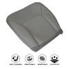 NLQR Driver Side Bottom Replacement Seat Cover Microfiber Leather Gray