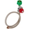King Kooker 4010081 30502-HP Regulator & SS Hose with Male