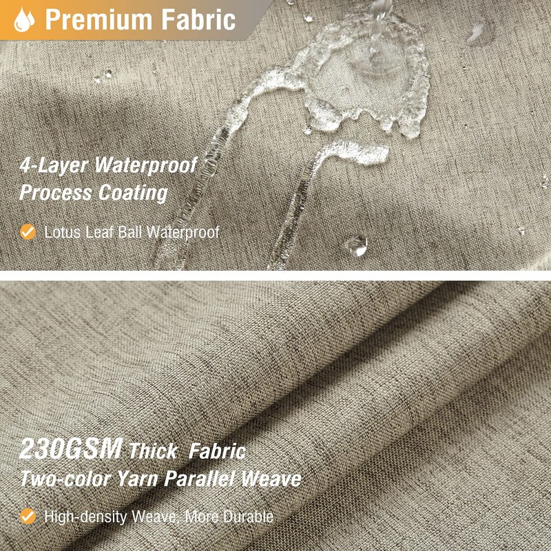BTTN Fabric Shower Curtain - Linen Textured Weighted Cloth Shower