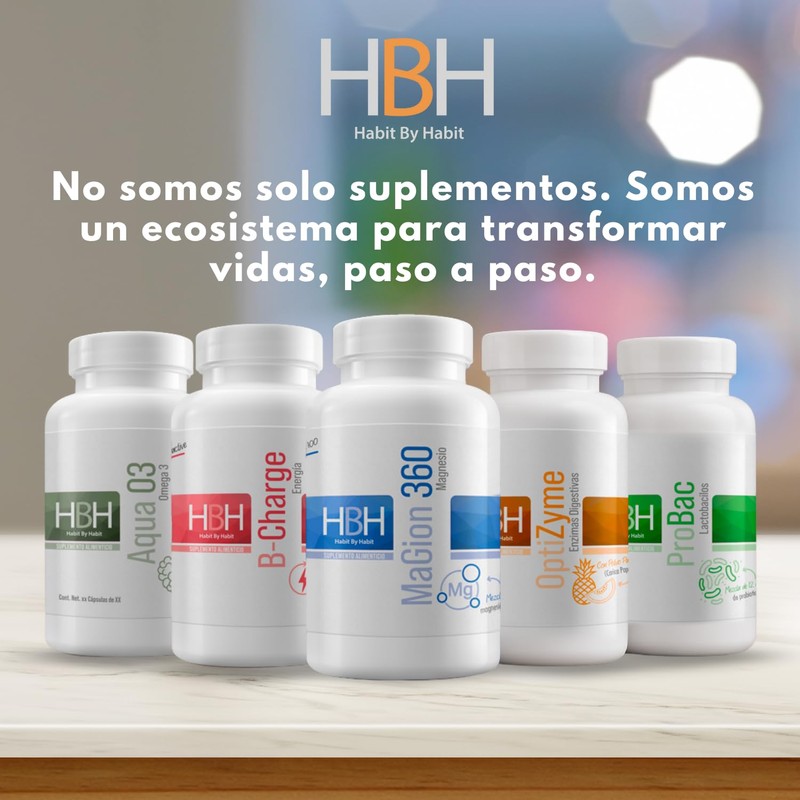 HBH Suplementos | B-charge | Nicotinamida Ribosa + Coenzima Q10