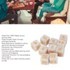 30PCS Number Dice Six Sided Multiples of 2 Number Plastic