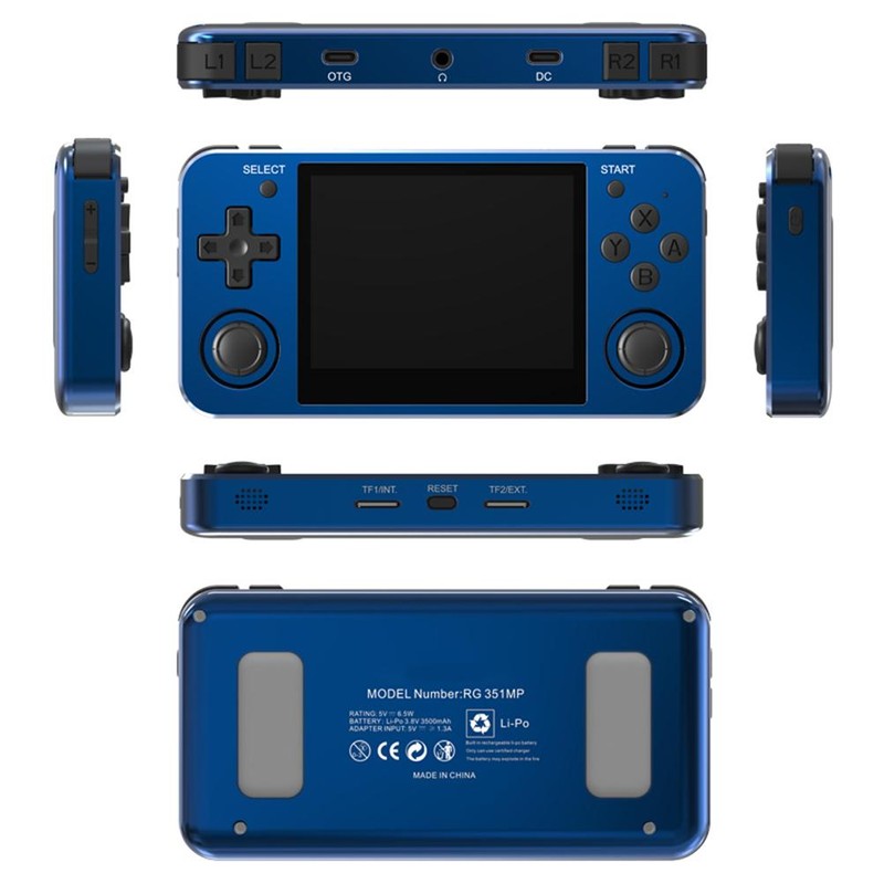 RG351MP 3.5 Inch IPS Retro Game Player Portable Pocket Handheld