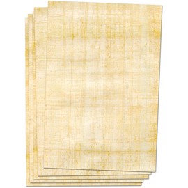 Vintage Paper Letter Paper 25 Sheets DIN A4, Printed on Both Sides Papyrus Photo Paper, Scrapbook Paper, Calendar for DIY Decoration, Decorative Cards, Bookmark Children Design, Retro Decoration