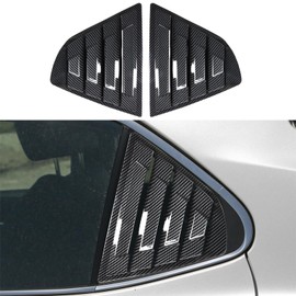 DLOVEG Rear Side Window Louvers Compatible for 2018 2019 2020 2021 2022 2023 2024 Toyota Camry Accesories Sport Style Air Vent Scoop Cover Louver (Carbon Fiber Pattern)