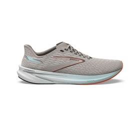 Brooks Men’s Hyperion Neutral Running Shoe - Grey/Skylight/Red Orange - 12 Medium