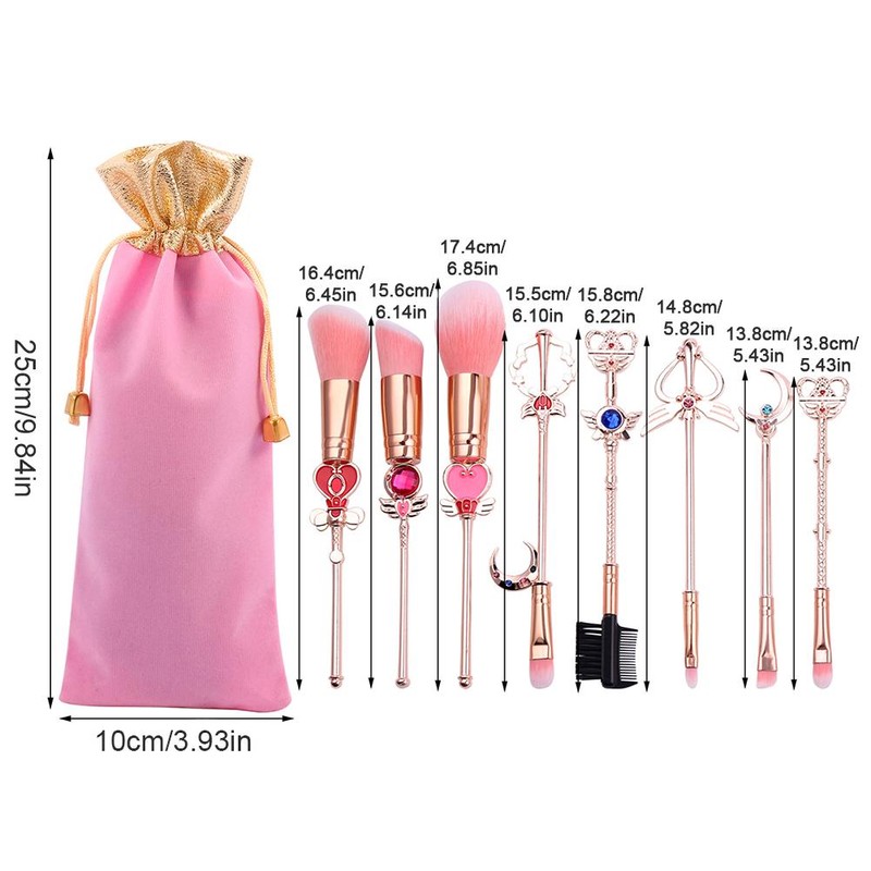 Makeup Brush Set Anime Cosmetic Make Up Brush Tool Kit