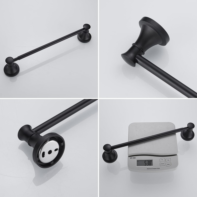 BESy Adjustable 16 to 26 Inch Bath Towel Bar Rack