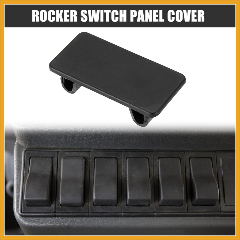 Partuto 6pcs Rocker Switch Panel Cover Automotive Toggle Switch Hole