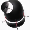 Cartman Cruiser Scooter Motorcycle Half Face Helmet,Matte Black Graphics, DOT