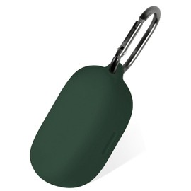 Geiomoo Silicone Carrying Case Compatible with JBL Endurance Peak 3, JBL Endurance Peak II, Portable Scratch Shock Resistant Cover with Carabiner (Emerald Green)