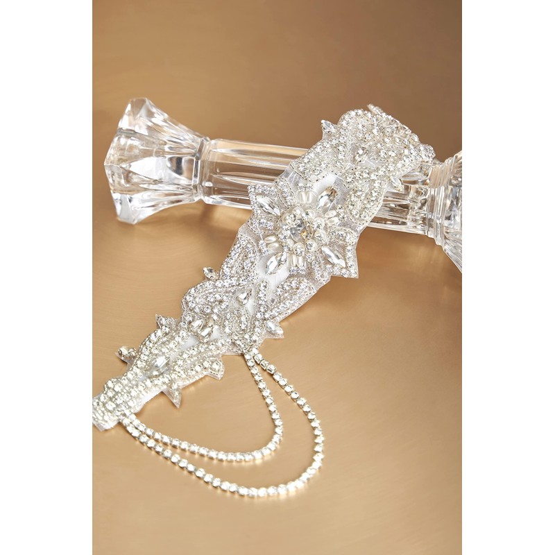 BABEYOND 1920s Flapper Headband Headpiece Roaring 20s Headband Chain for