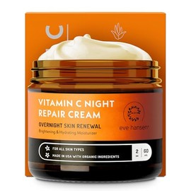 Vitamin C Night Cream For Skin Repair by Eve Hansen. Face Moisturizer is a Powerhouse Anti Aging Wrinkle Cream, Scar Cream, Skin Tightening Cream, Moi