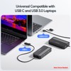 PULWTOP Displaylink Adapter, 4K@60Hz DisplayPort and HDMI Dual Monitor Adapter