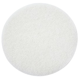 White Buffing Pad with Hook and Loop Back for Wood and Epoxy | Apply Hard Wax Oils and Stain